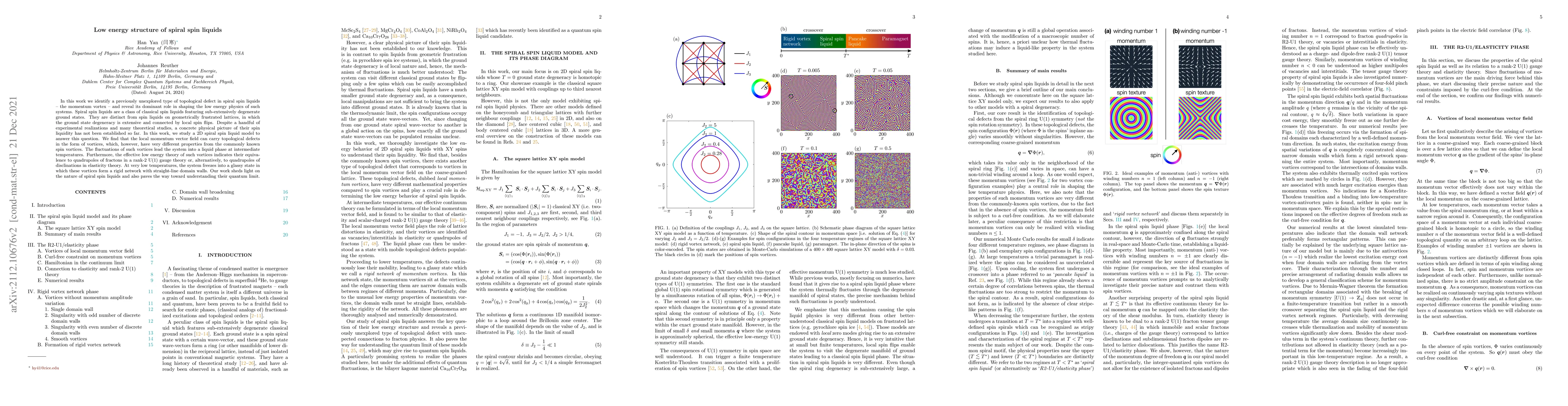 Thumbnail for Low energy structure of spiral spin liquids