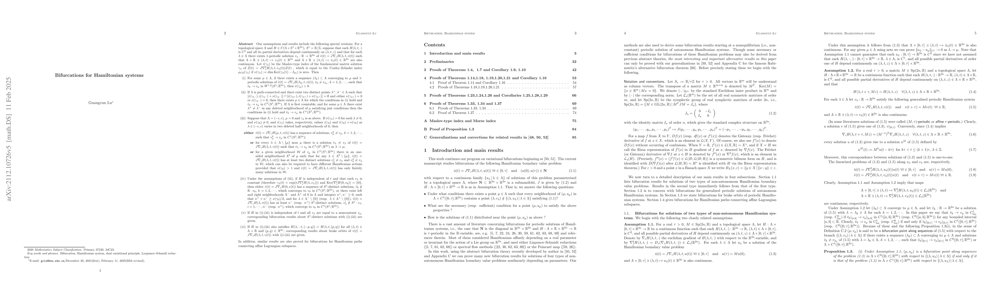 Thumbnail for Bifurcations for Hamiltonian systems