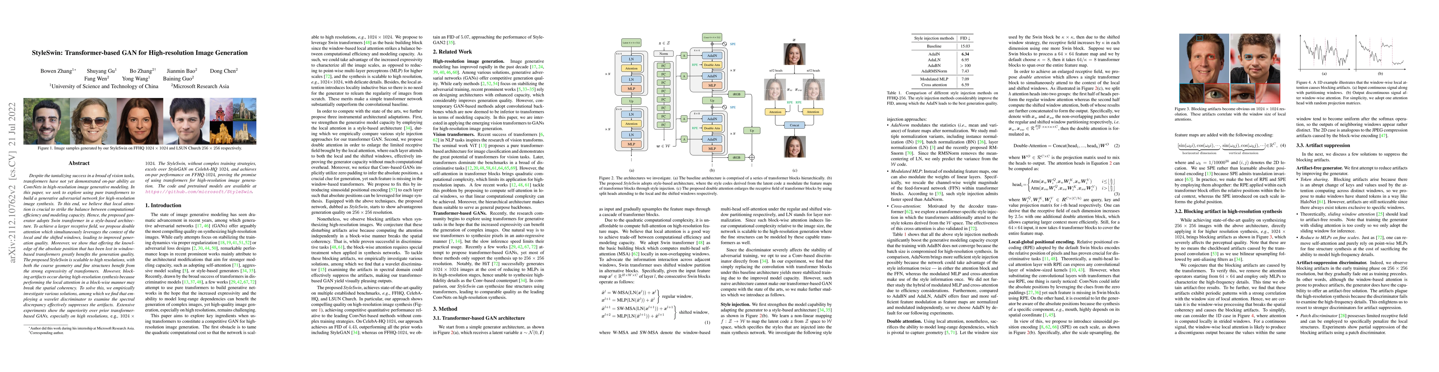 Thumbnail for StyleSwin: Transformer-based GAN for High-resolution Image Generation