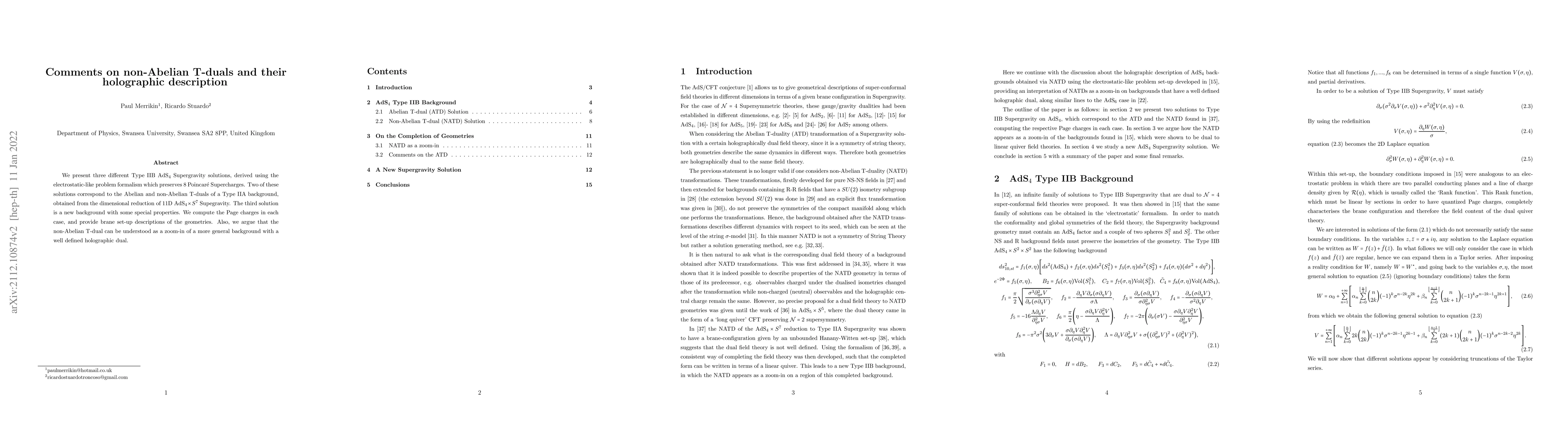 Thumbnail for Comments on non-Abelian T-duals and their holographic description