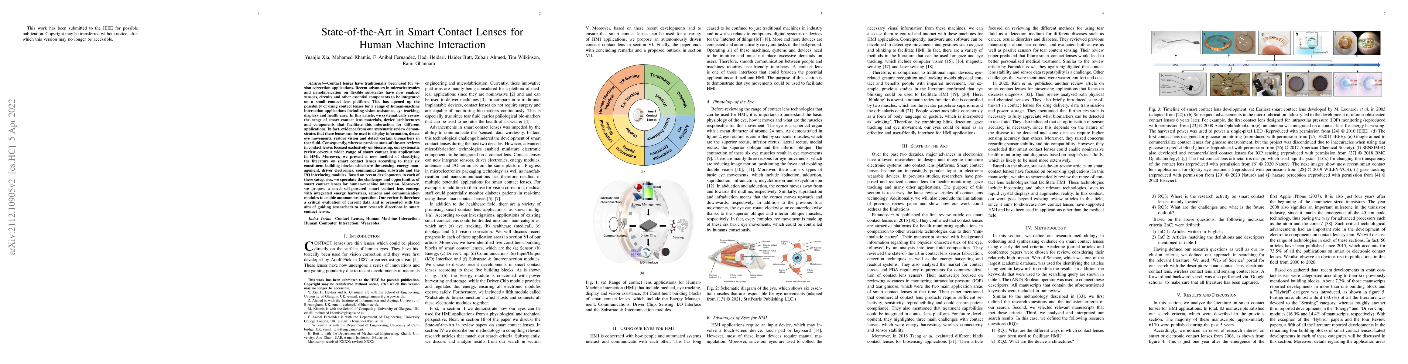 Thumbnail for State-of-the-Art in Smart Contact Lenses for Human Machine Interaction