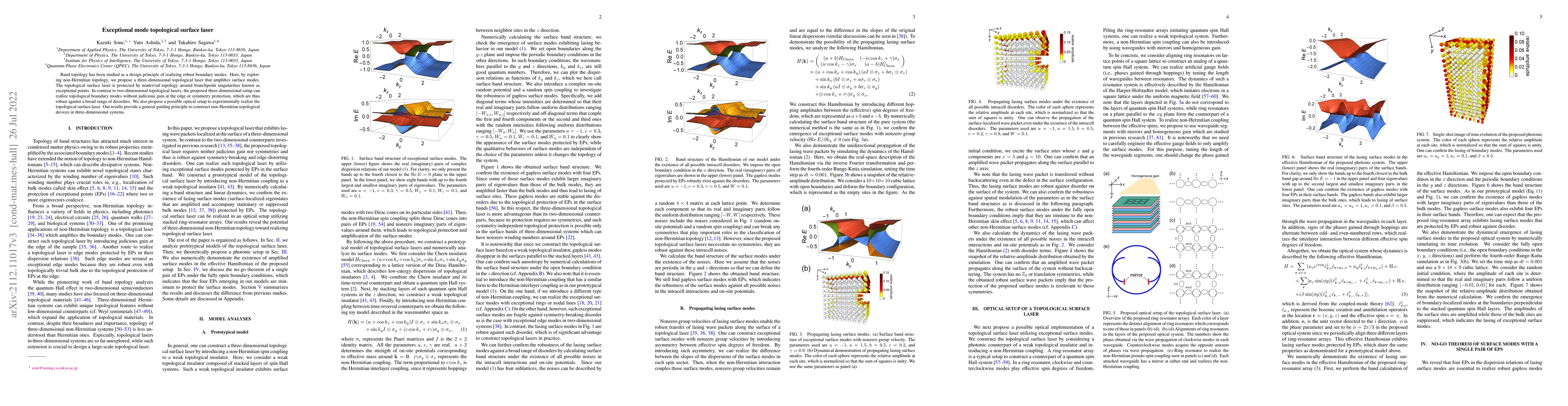 Thumbnail for Exceptional mode topological surface laser