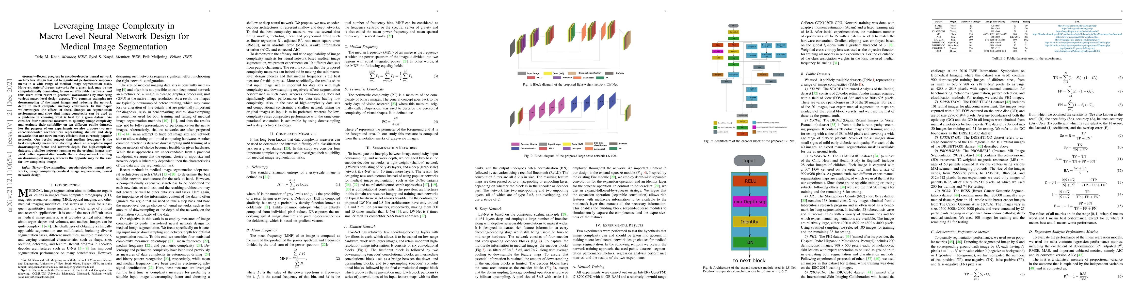 Thumbnail for Leveraging Image Complexity in Macro-Level Neural Network Design for
  Medical Image Segmentation