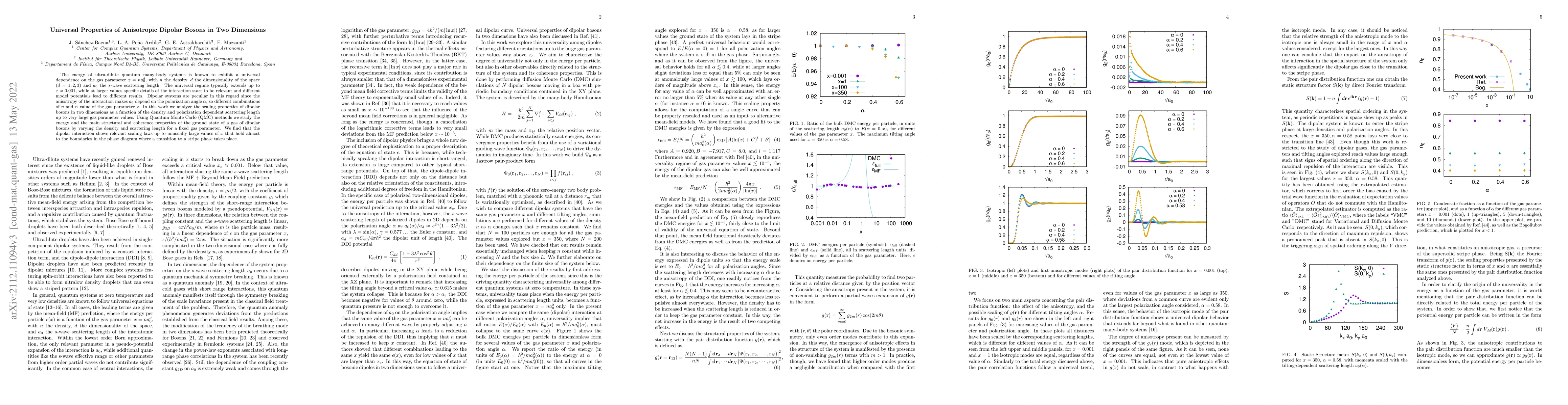 Thumbnail for Universal Properties of Anisotropic Dipolar Bosons in Two Dimensions