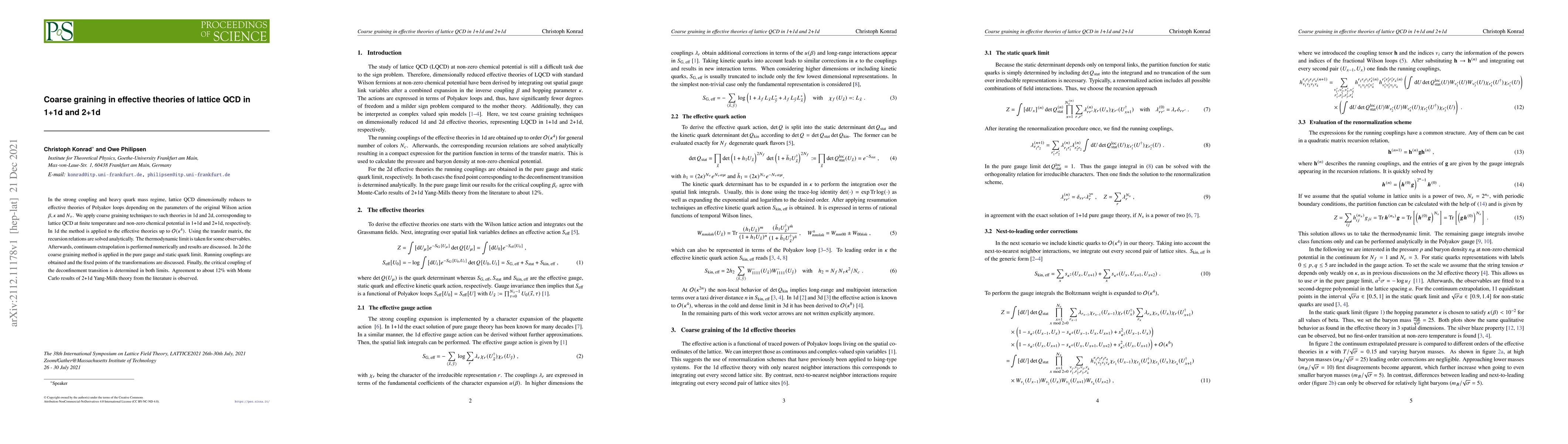 Thumbnail for Coarse graining in effective theories of lattice QCD in 1+1d and 2+1d