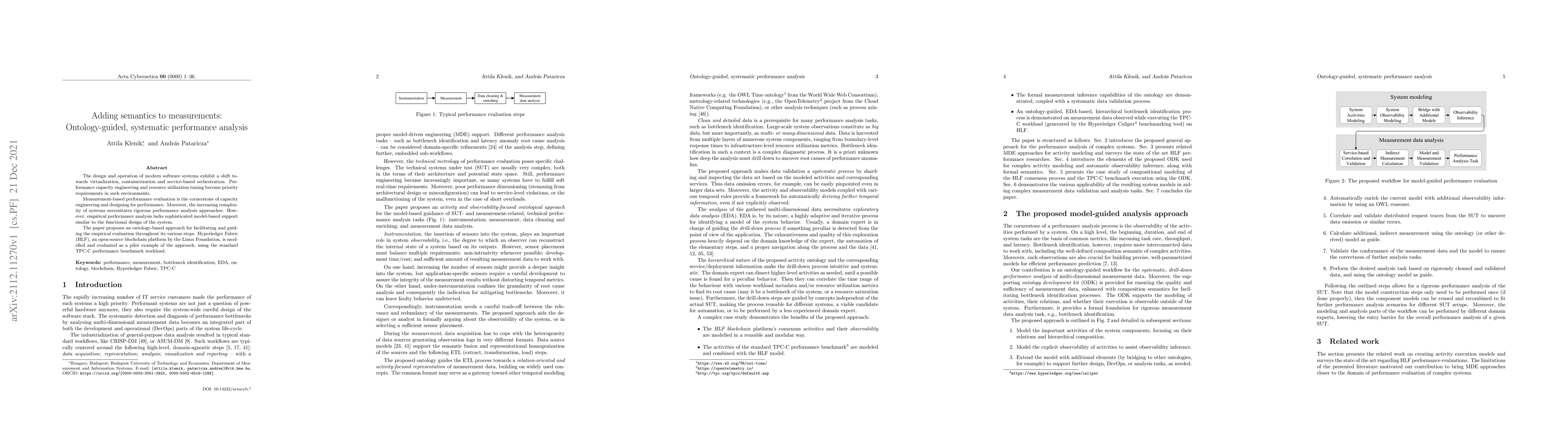 Thumbnail for Adding semantics to measurements: Ontology-guided, systematic
  performance analysis