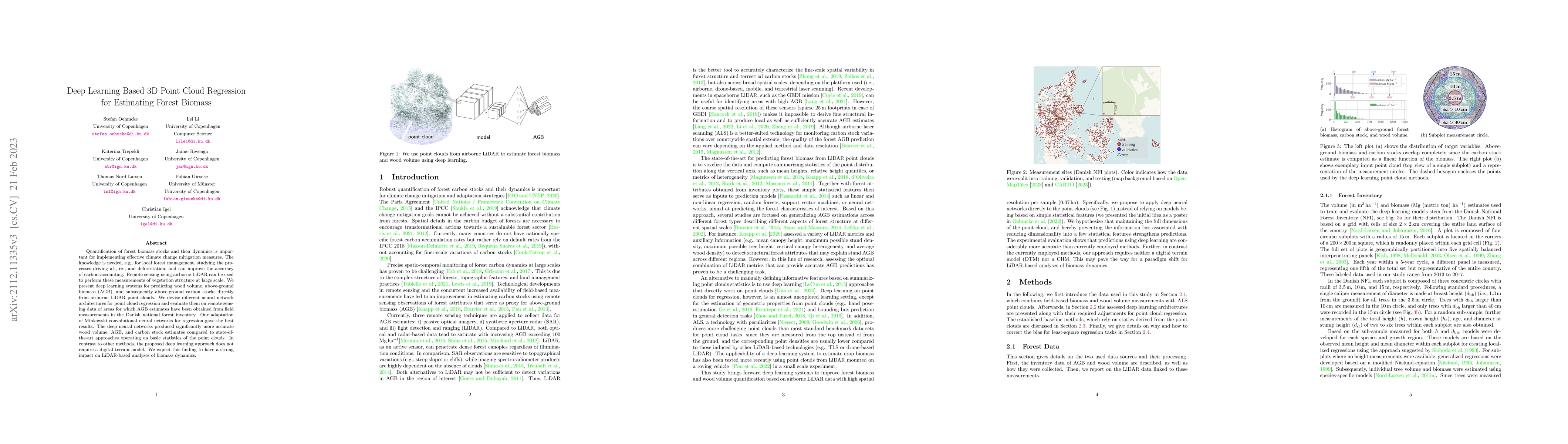 Thumbnail for Deep Learning Based 3D Point Cloud Regression for Estimating Forest
  Biomass
