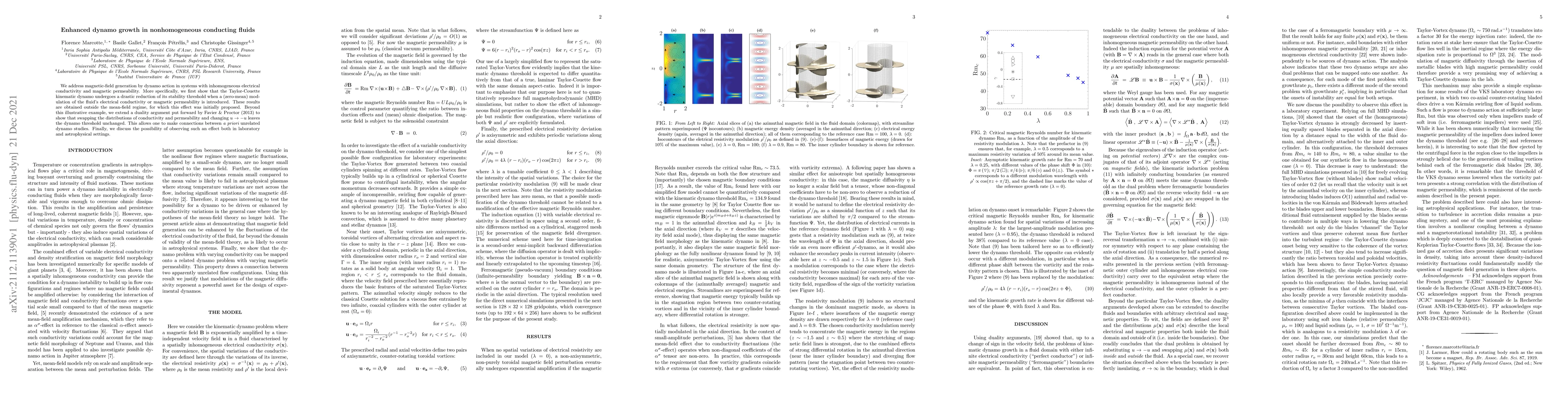 Thumbnail for Enhanced dynamo growth in nonhomogeneous conducting fluids