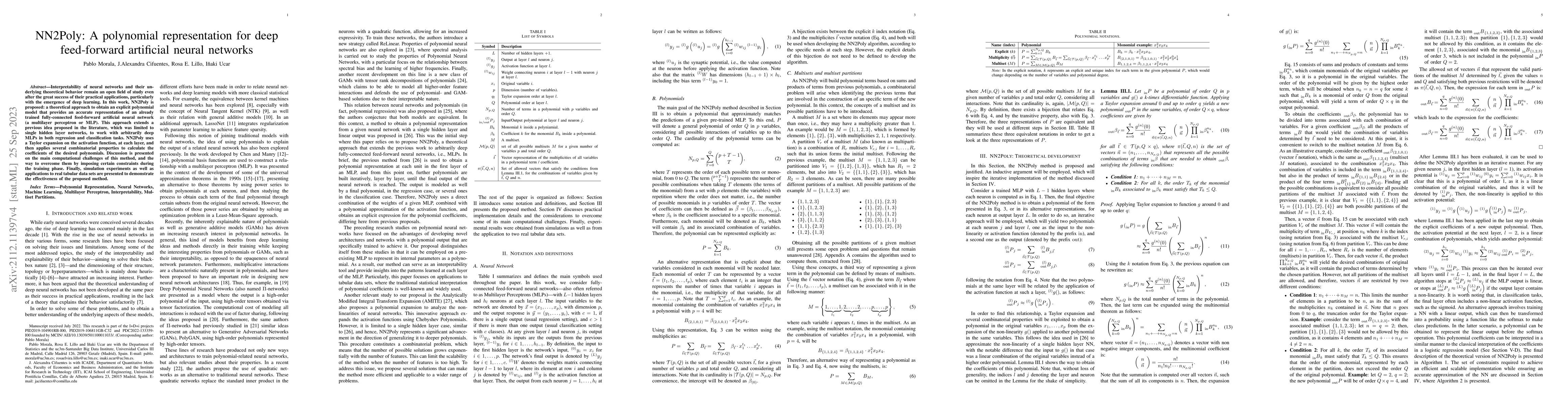 Thumbnail for NN2Poly: A polynomial representation for deep feed-forward artificial
  neural networks