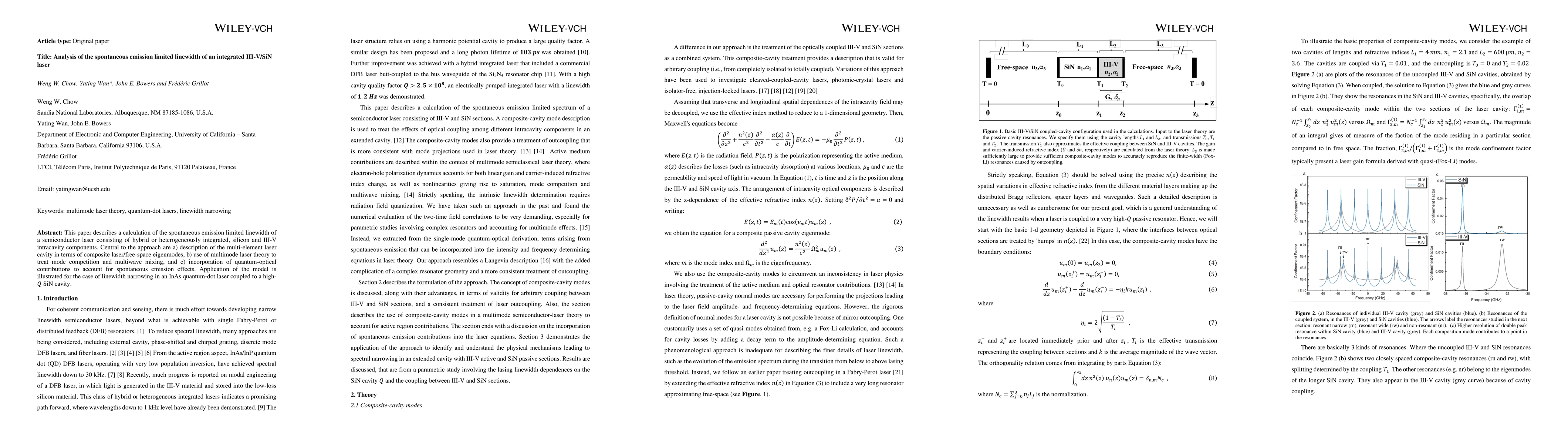 Thumbnail for Analysis of the spontaneous emission limited linewidth of an integrated
  III-V/SiN laser