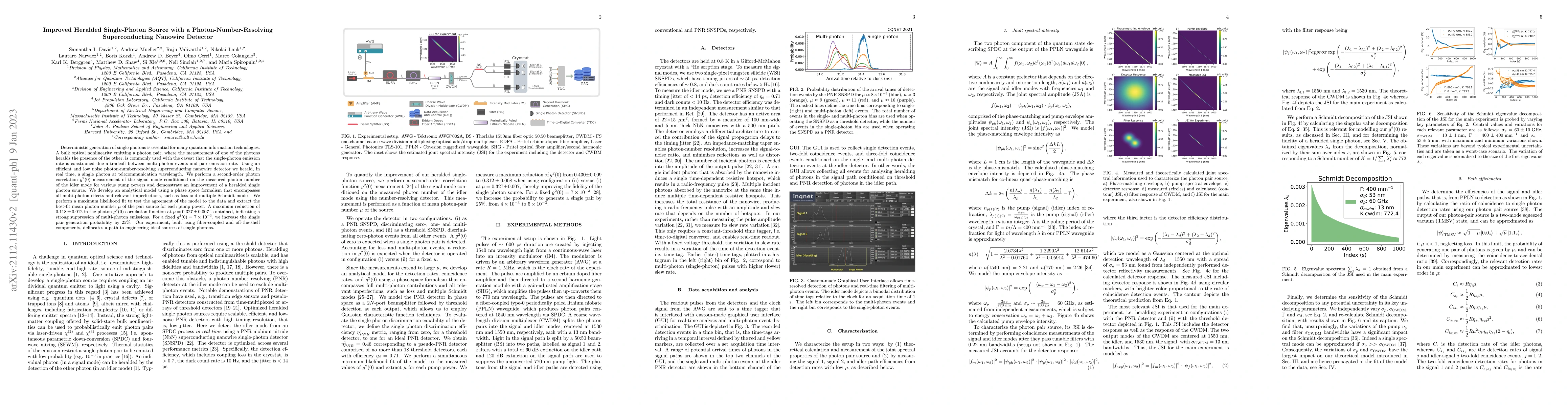 Thumbnail for Improved heralded single-photon source with a photon-number-resolving
  superconducting nanowire detector