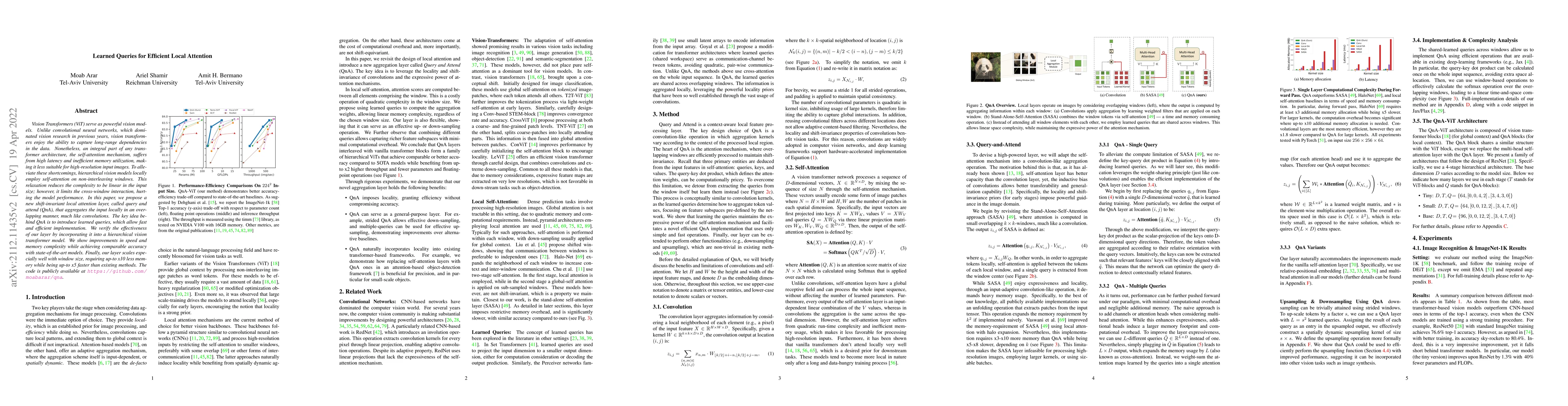 Thumbnail for Learned Queries for Efficient Local Attention