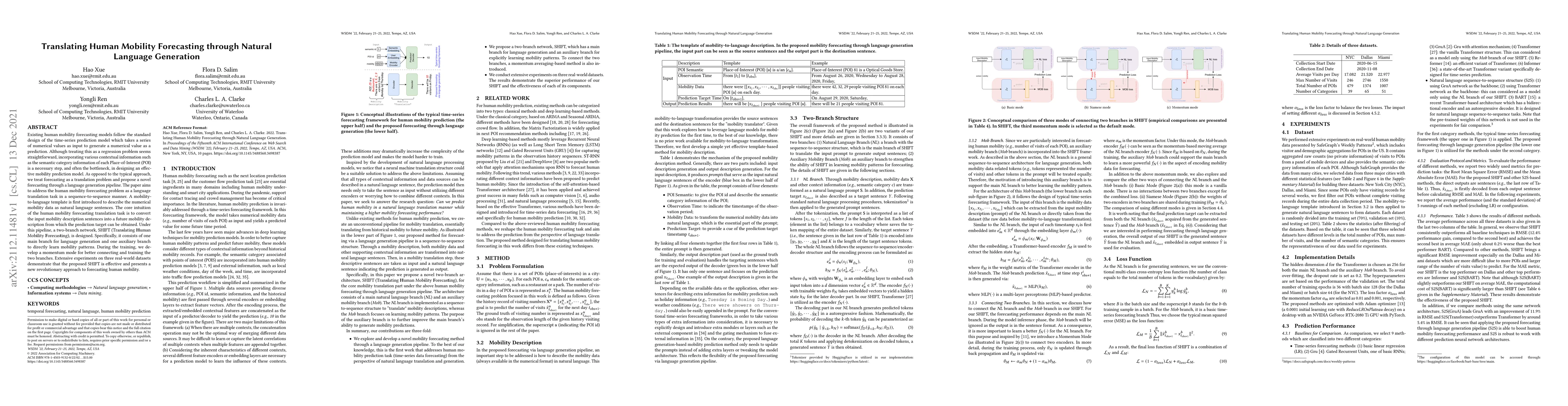Thumbnail for Translating Human Mobility Forecasting through Natural Language
  Generation