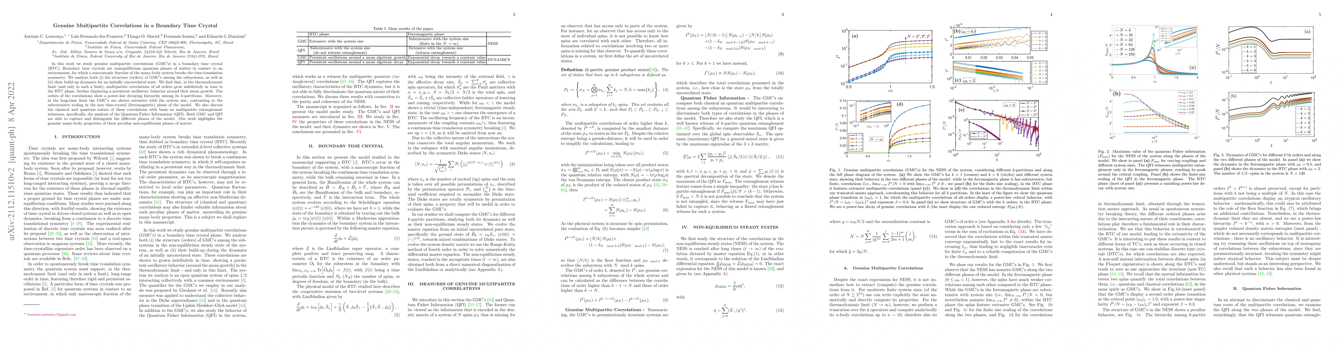 Thumbnail for Genuine Multipartite Correlations in a Boundary Time Crystal