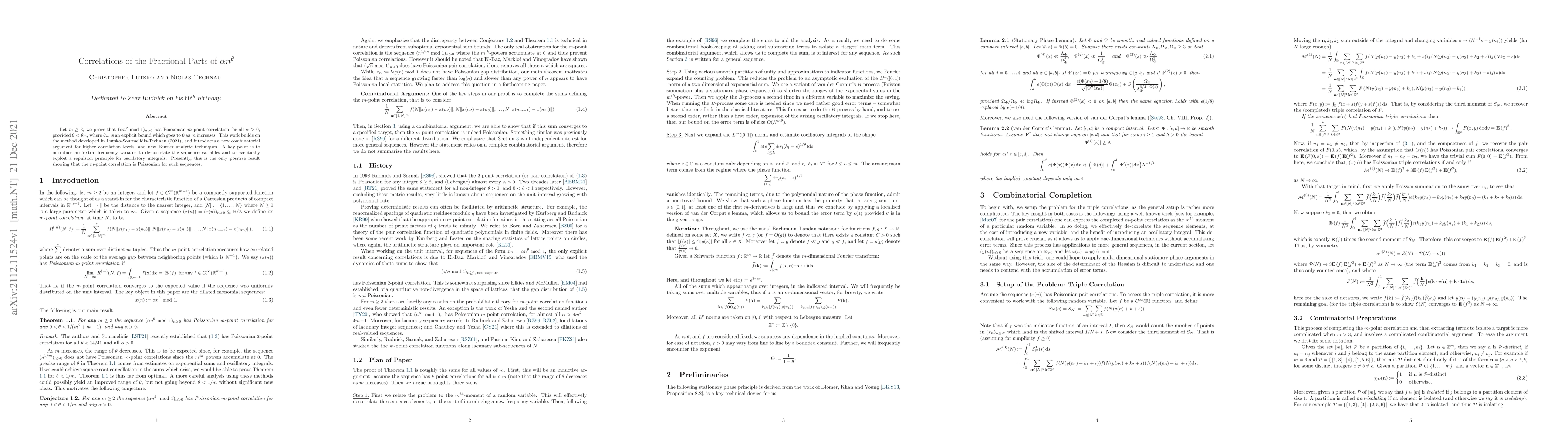 Thumbnail for Correlations of the Fractional Parts of $\alpha n^\theta$