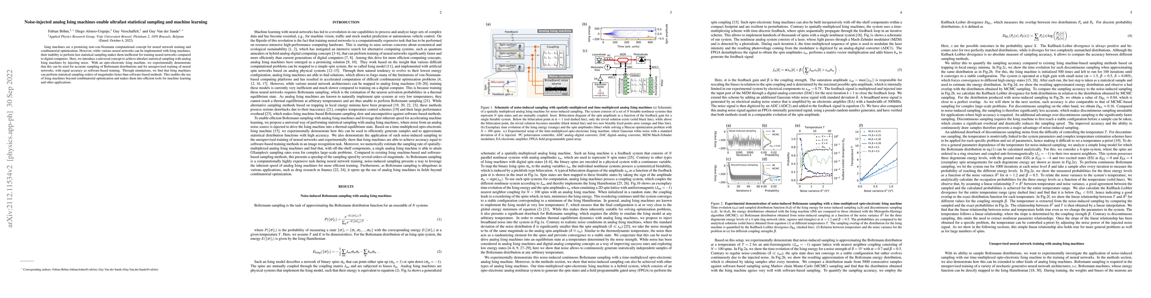 Thumbnail for Noise-injected analog Ising machines enable ultrafast statistical
  sampling and machine learning
