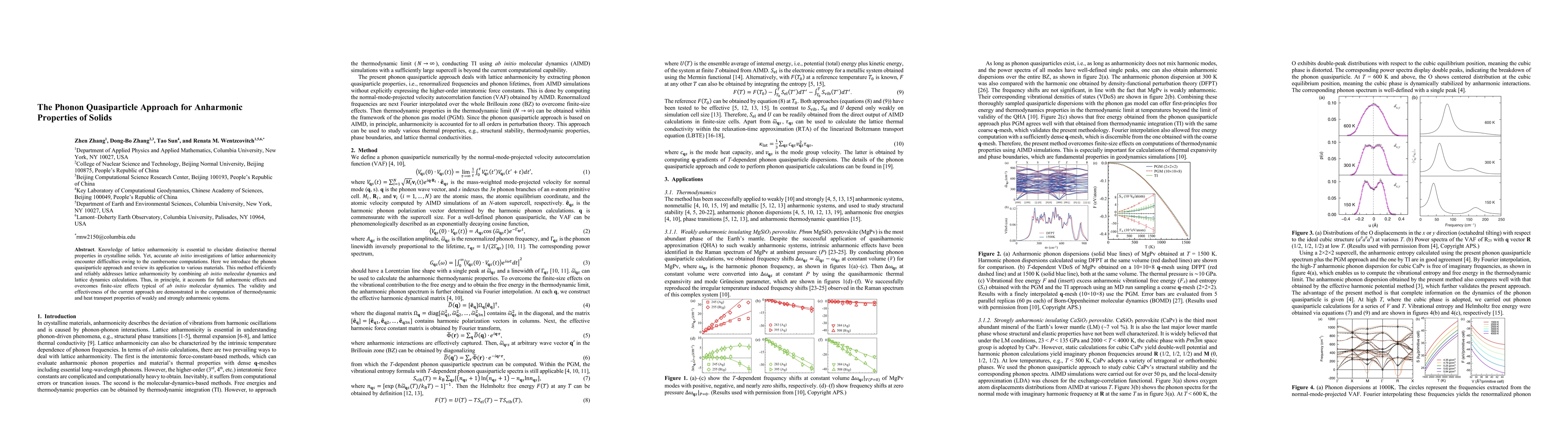 Thumbnail for The Phonon Quasiparticle Approach for Anharmonic Properties of Solids