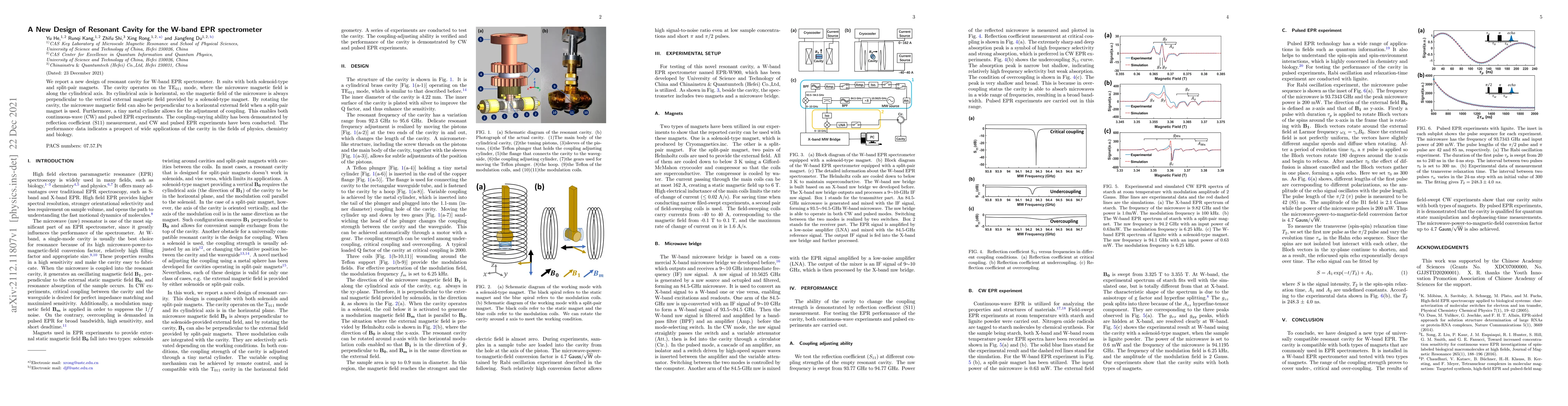 Thumbnail for A New Design of Resonant Cavity for the W-band EPR spectrometer