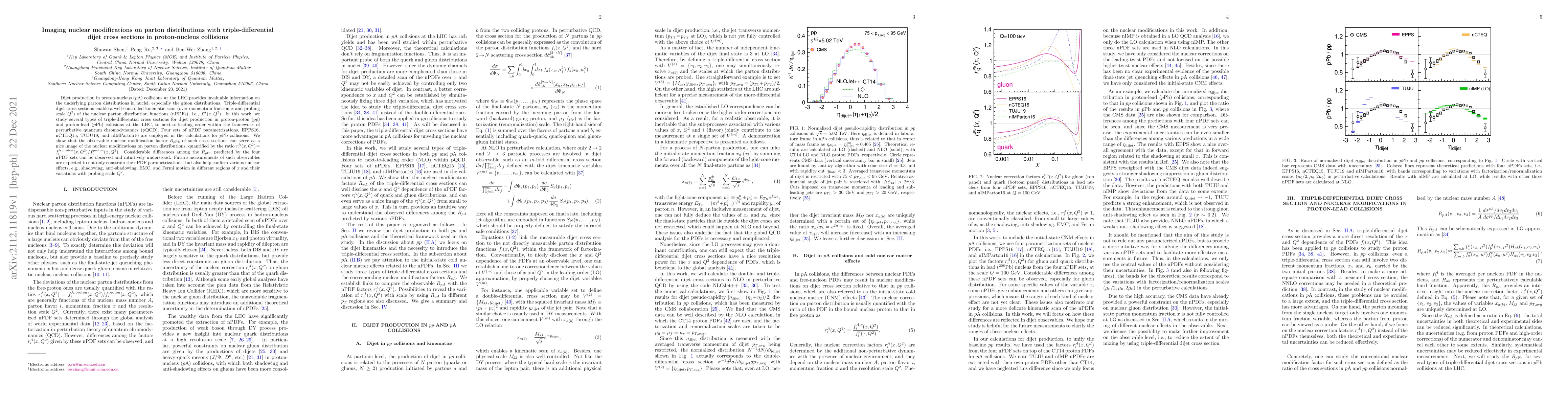 Thumbnail for Imaging nuclear modifications on parton distributions with
  triple-differential dijet cross sections in proton-nucleus collisions