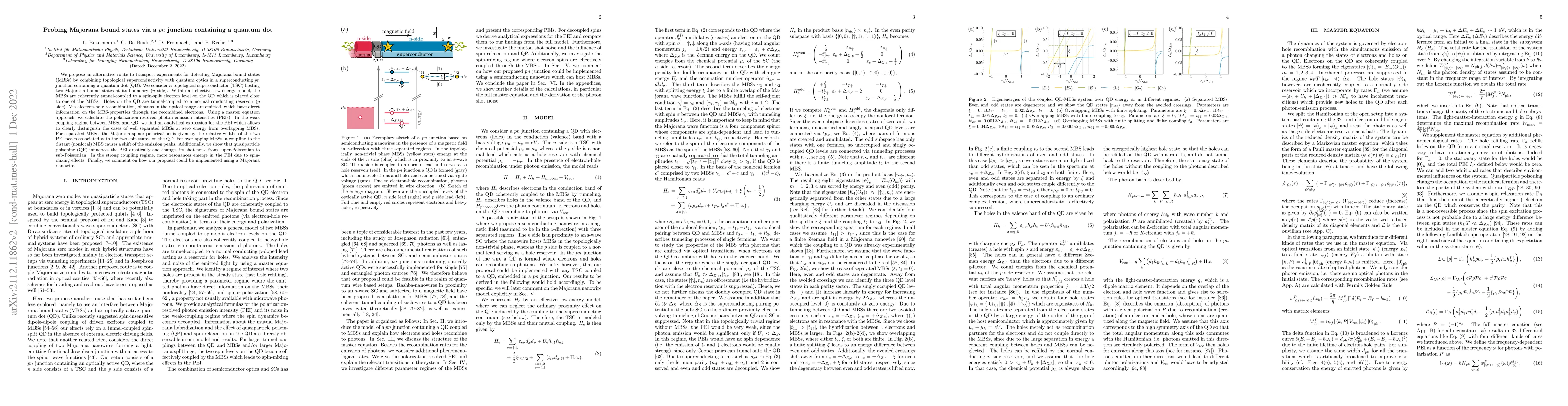 Thumbnail for Probing Majorana bound states via a pn-junction containing a quantum dot
