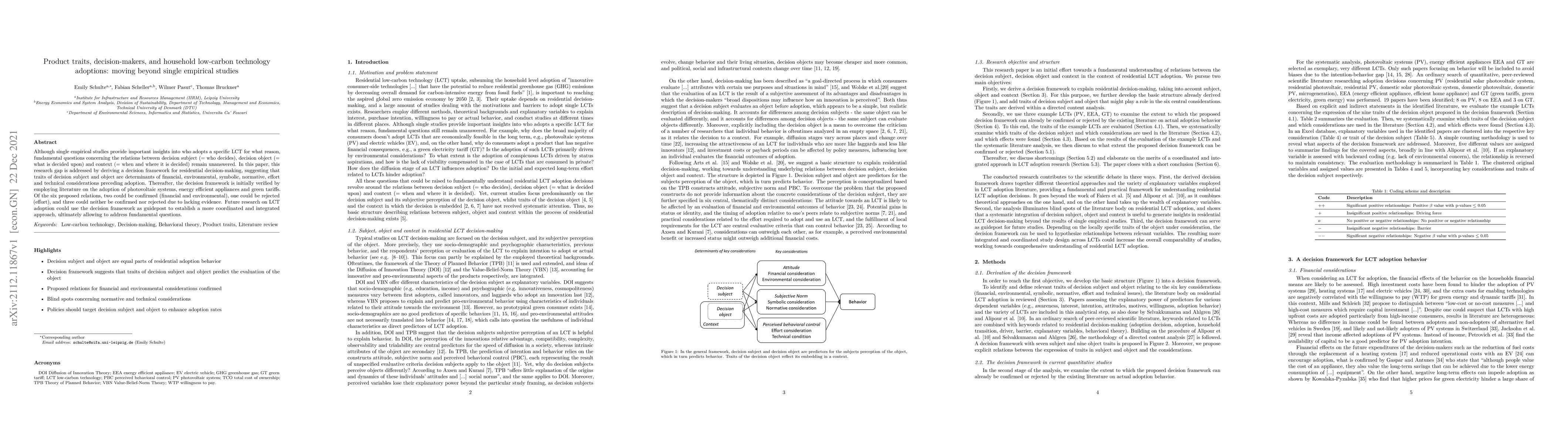 Thumbnail for Product traits, decision-makers, and household low-carbon technology
  adoptions: moving beyond single empirical studies