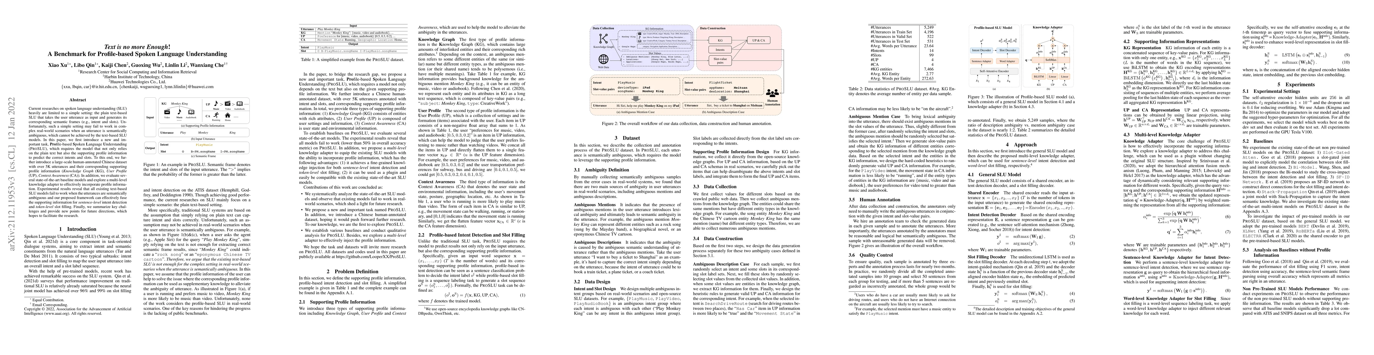 Thumbnail for Text is no more Enough! A Benchmark for Profile-based Spoken Language
  Understanding