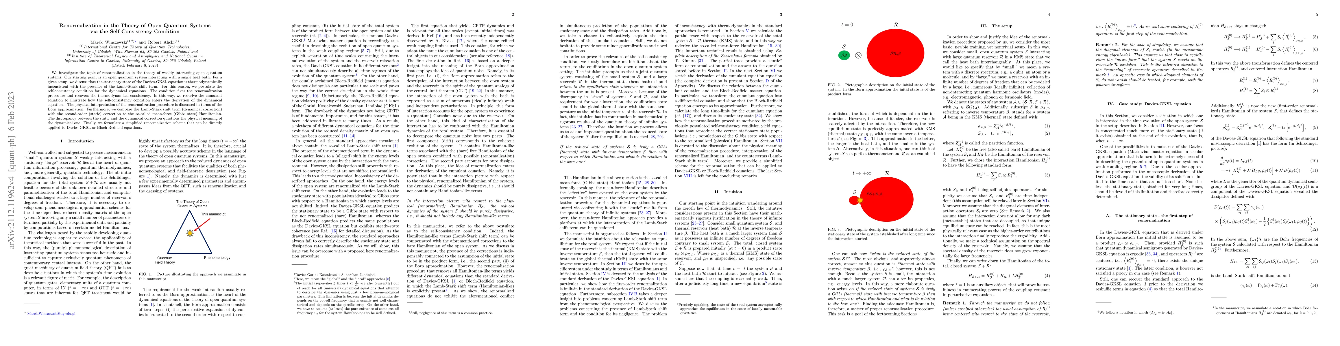Thumbnail for Renormalization in the Theory of Open Quantum Systems via the
  Self-Consistency Condition