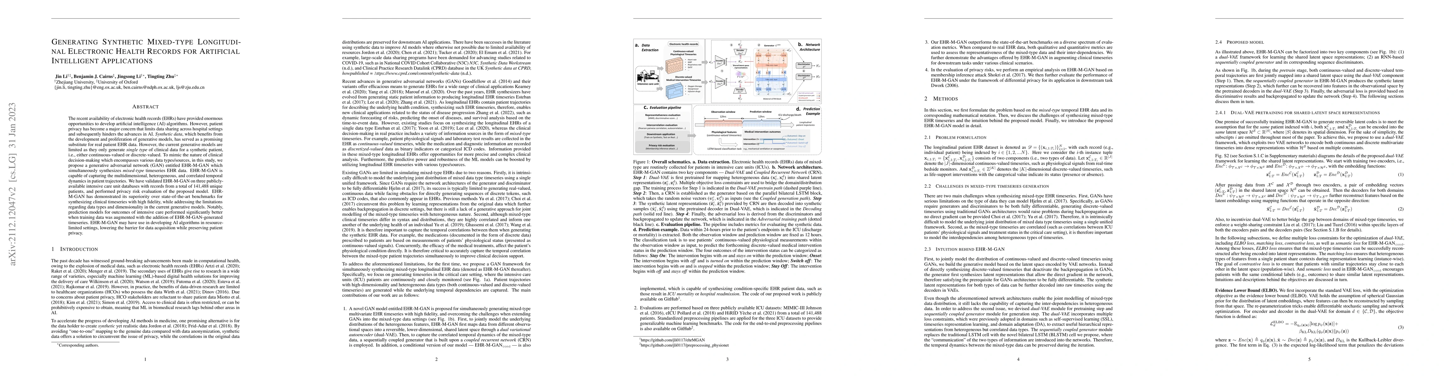 Thumbnail for Generating Synthetic Mixed-type Longitudinal Electronic Health Records
  for Artificial Intelligent Applications
