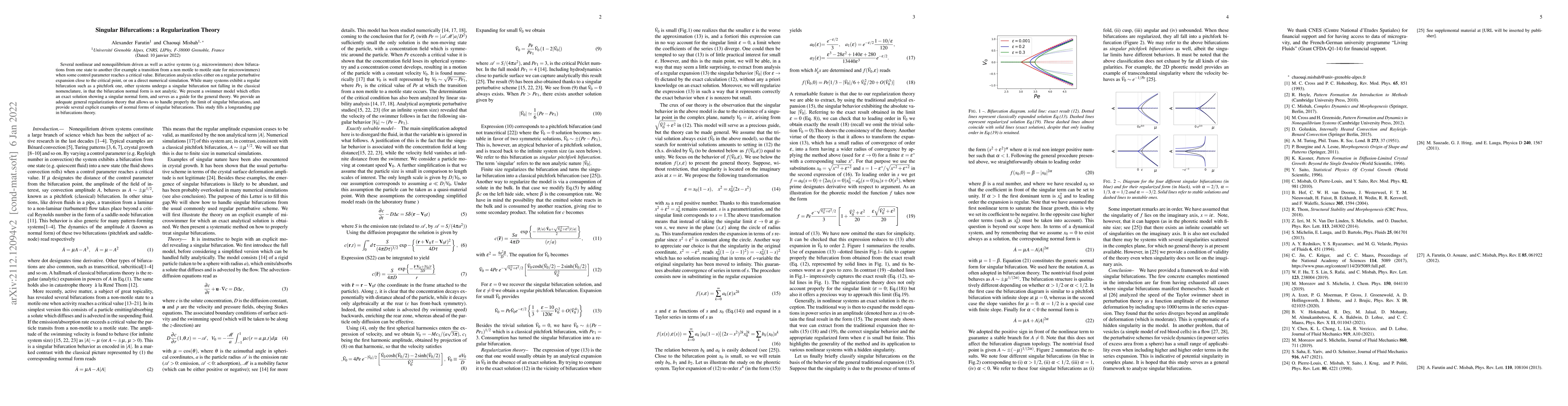 Thumbnail for Singular Bifurcations : a Regularization Theory
