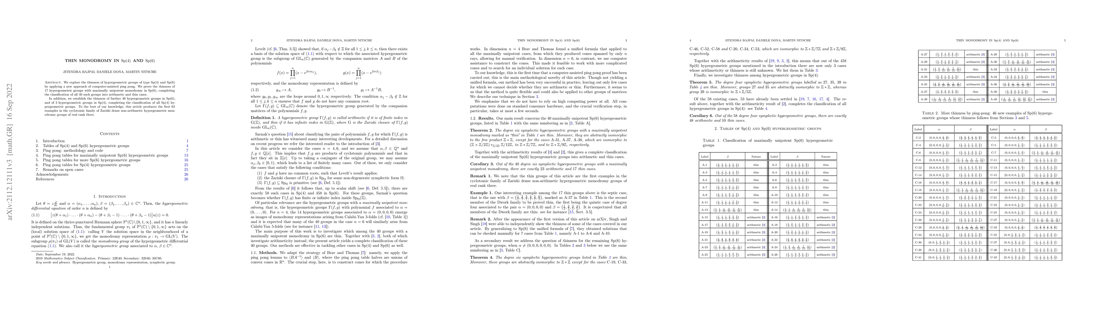 Thumbnail for Thin monodromy in $\mathrm{Sp}(4)$ and $\mathrm{Sp}(6)$