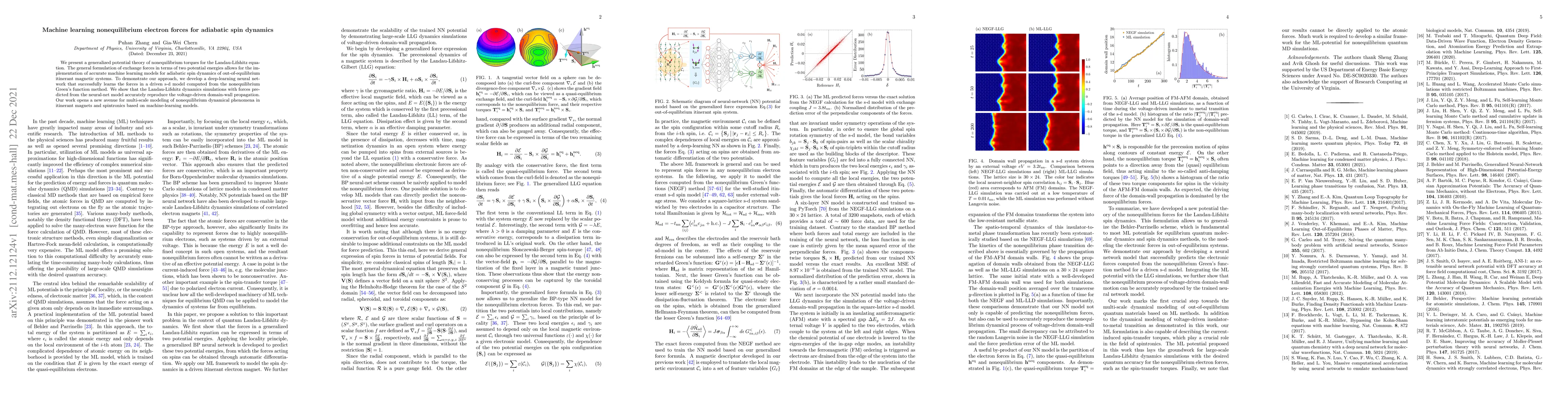 Thumbnail for Machine learning nonequilibrium electron forces for adiabatic spin
  dynamics