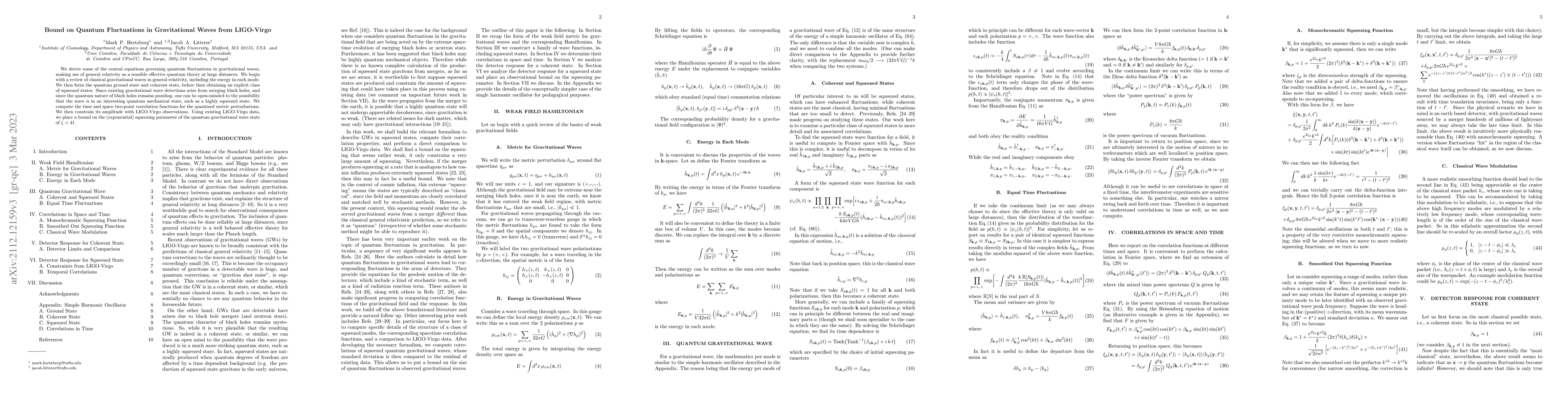 Thumbnail for Bound on Quantum Fluctuations in Gravitational Waves from LIGO-Virgo