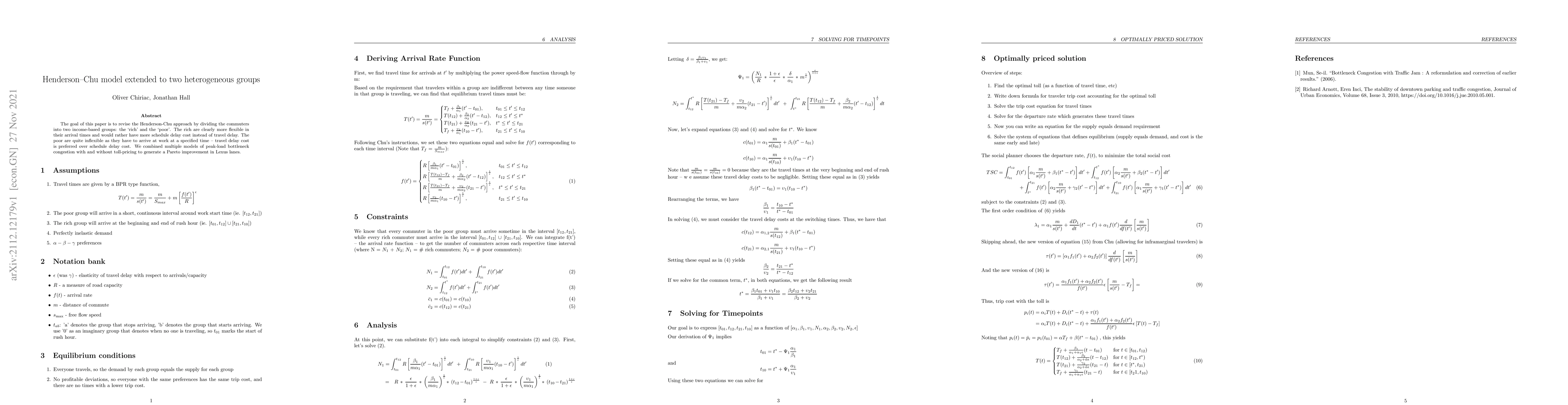 Thumbnail for Henderson--Chu model extended to two heterogeneous groups