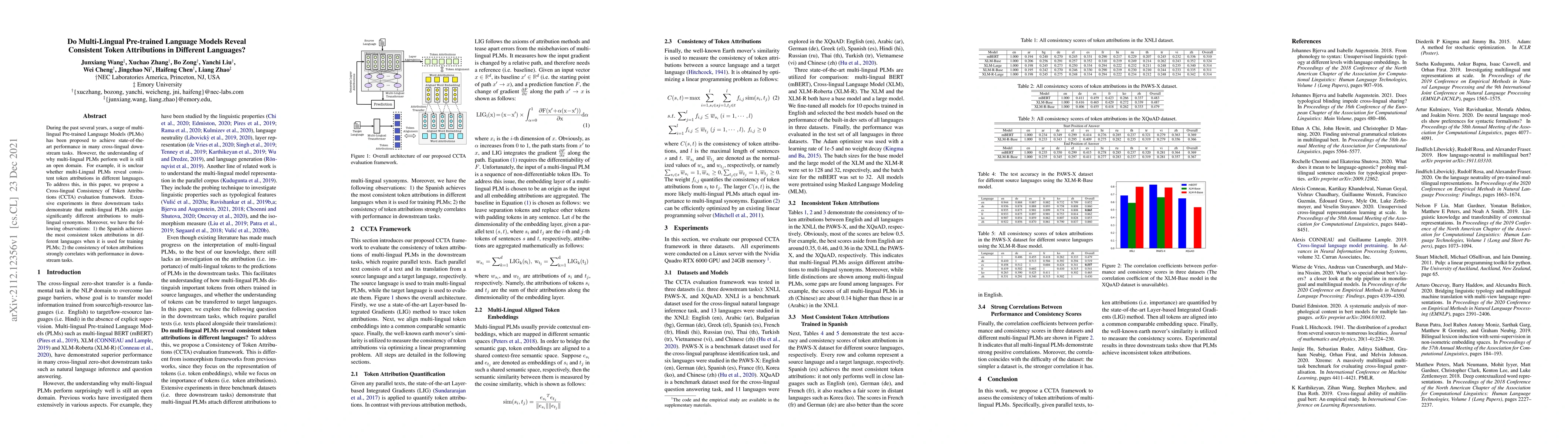 Thumbnail for Do Multi-Lingual Pre-trained Language Models Reveal Consistent Token
  Attributions in Different Languages?