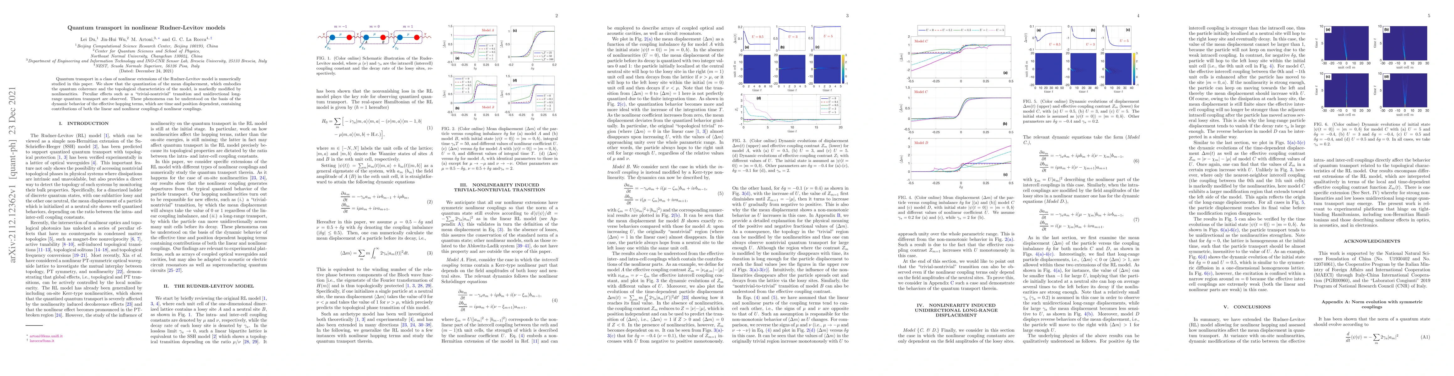 Thumbnail for Quantum transport in nonlinear Rudner-Levitov models