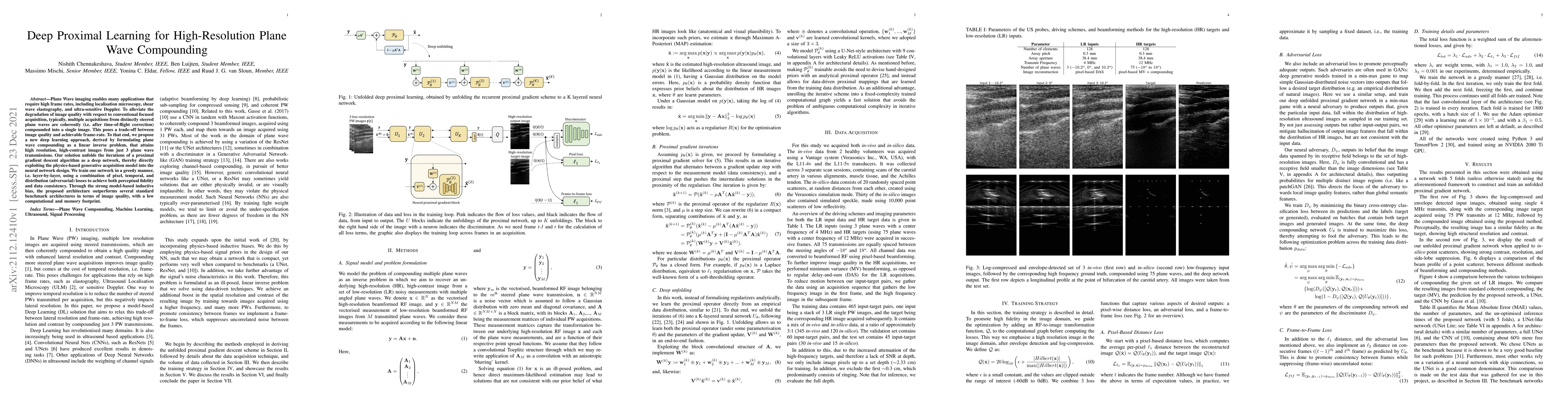 Thumbnail for Deep Proximal Learning for High-Resolution Plane Wave Compounding