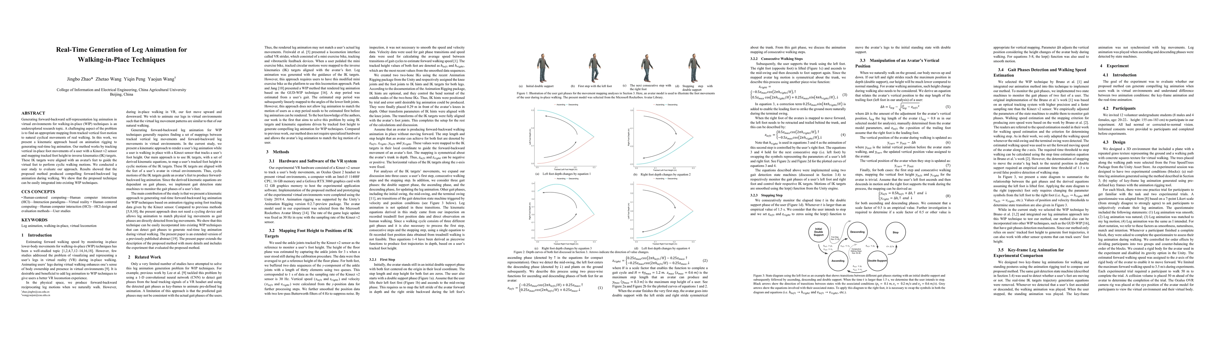 Thumbnail for Real-Time Generation of Leg Animation for Walking-in-Place Techniques