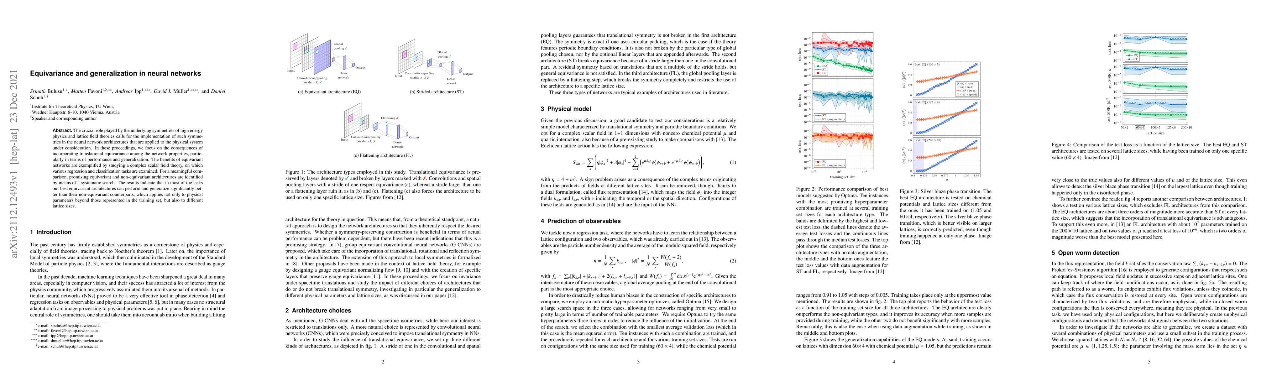 Thumbnail for Equivariance and generalization in neural networks