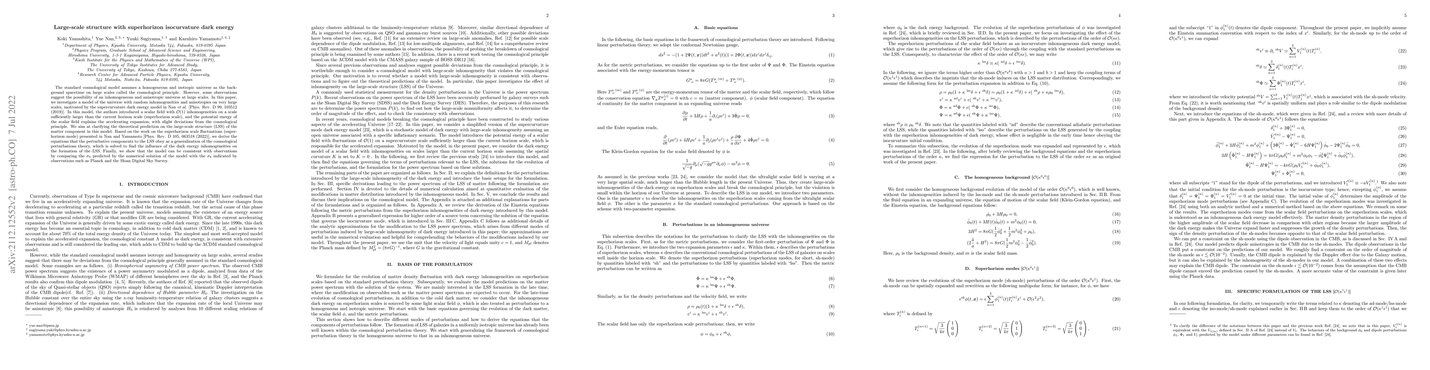 Thumbnail for Large-scale structure with superhorizon isocurvature dark energy