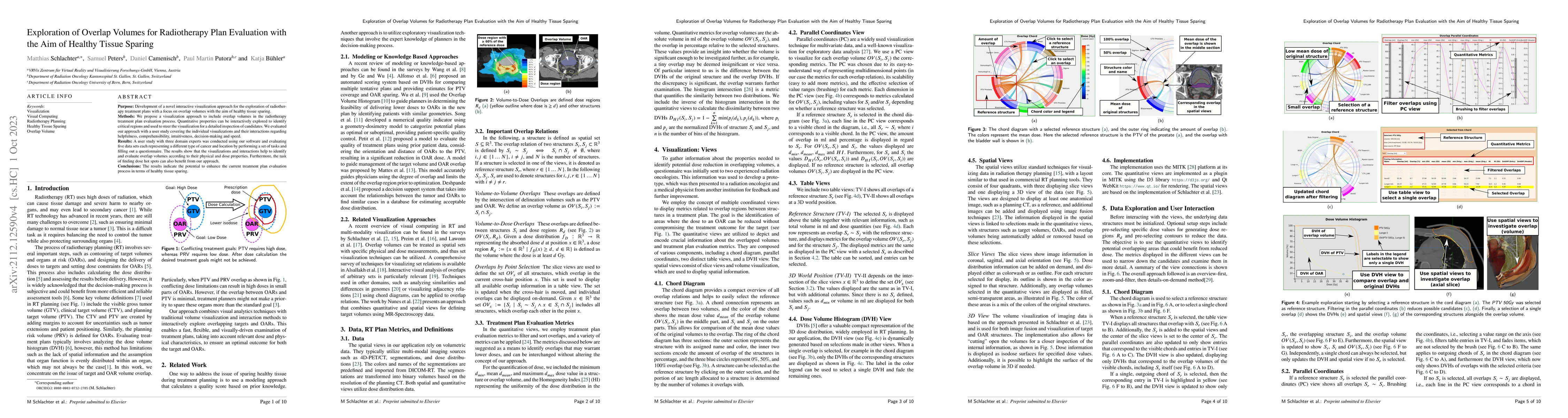 Thumbnail for Exploration of Overlap Volumes for Radiotherapy Plan Evaluation with the
  Aim of Healthy Tissue Sparing