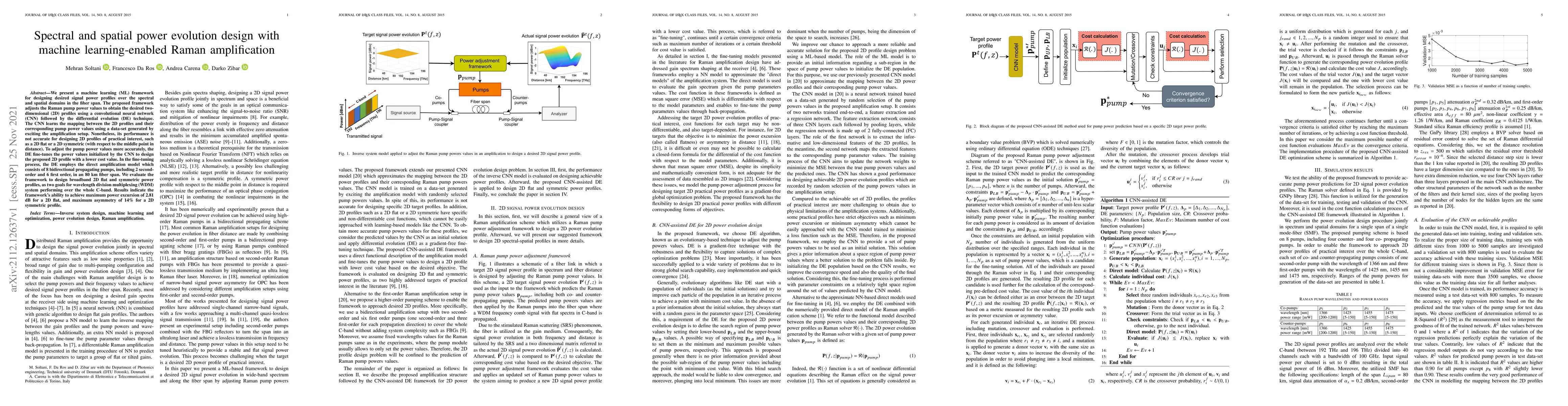 Thumbnail for Spectral and spatial power evolution design with machine
  learning-enabled Raman amplification