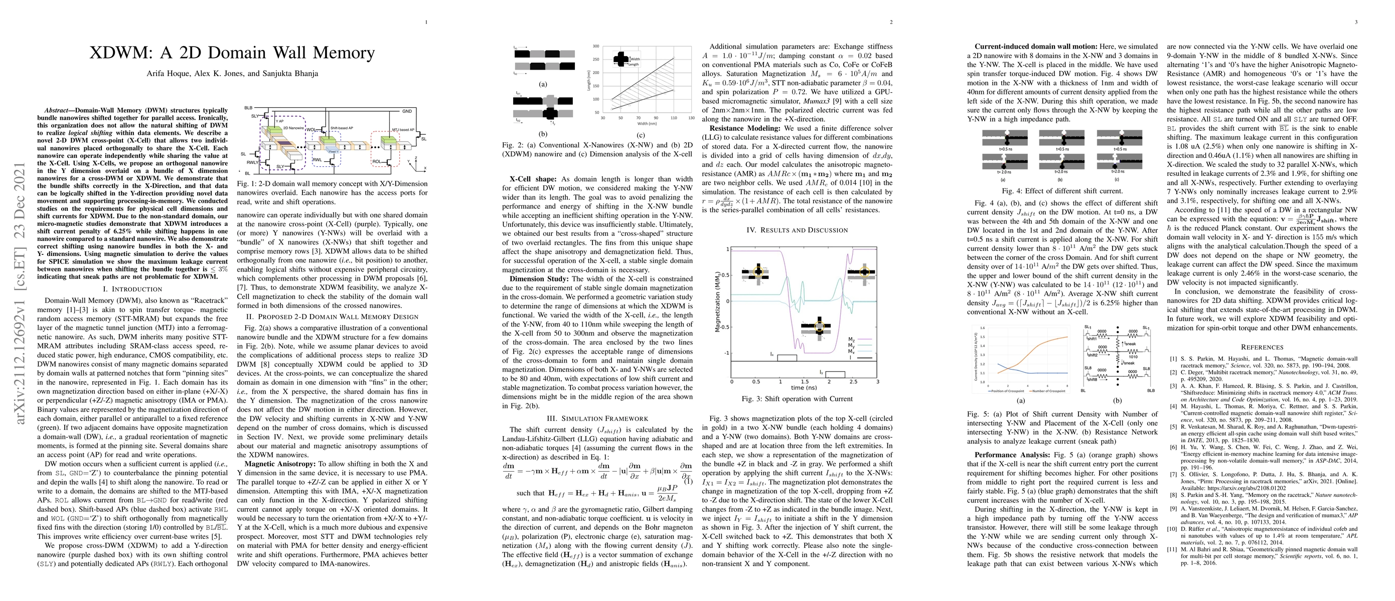 Thumbnail for XDWM: A 2D Domain Wall Memory