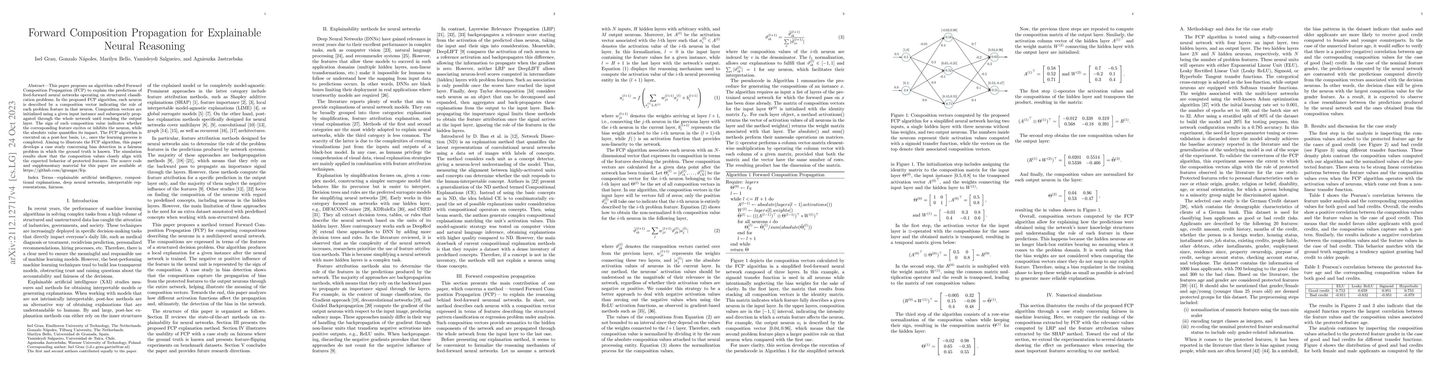 Thumbnail for Forward Composition Propagation for Explainable Neural Reasoning