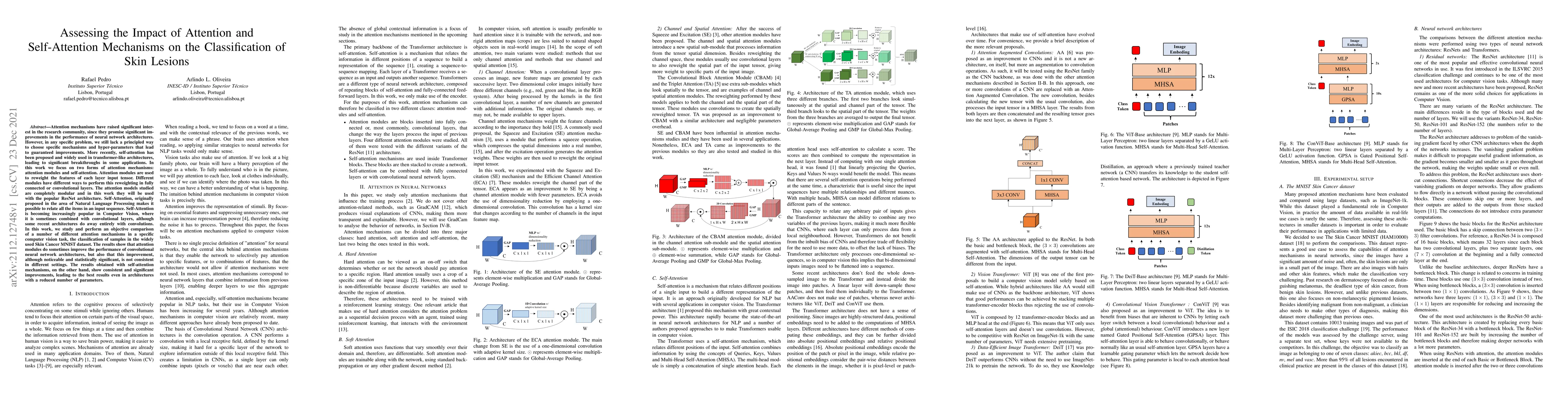 Thumbnail for Assessing the Impact of Attention and Self-Attention Mechanisms on the
  Classification of Skin Lesions