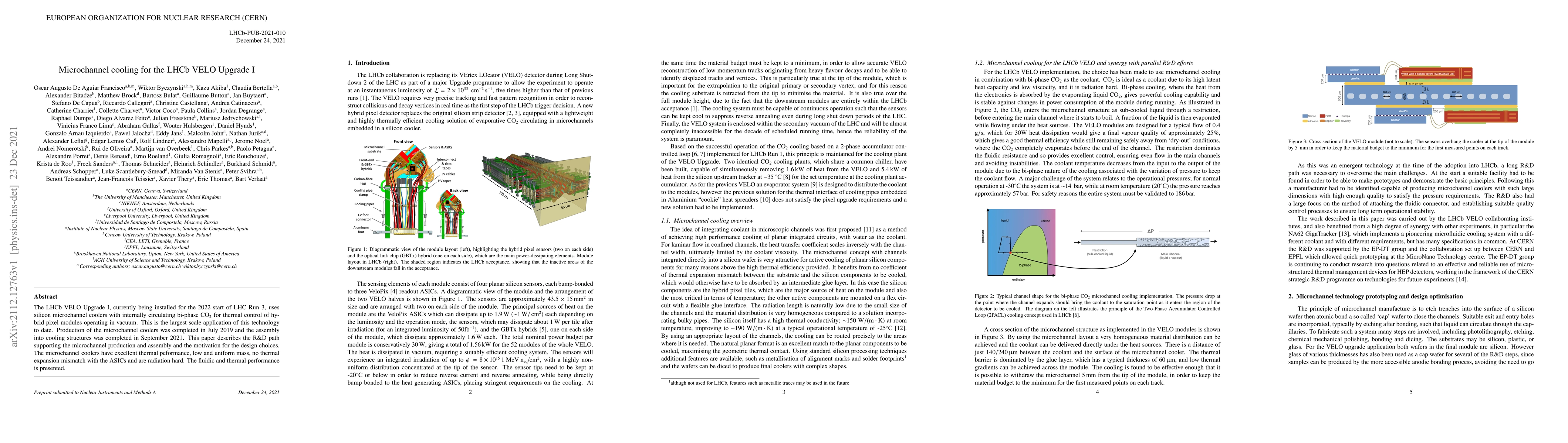 Thumbnail for Microchannel cooling for the LHCb VELO Upgrade I