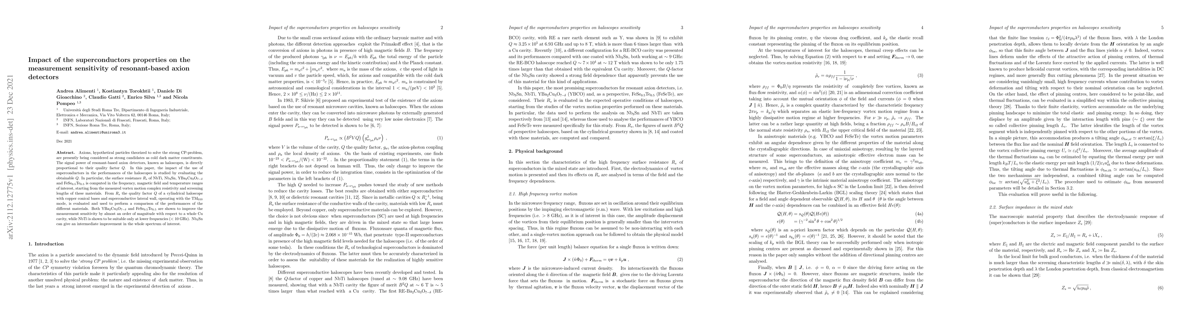 Thumbnail for Impact of the superconductors properties on the measurement sensitivity
  of resonant-based axion detectors