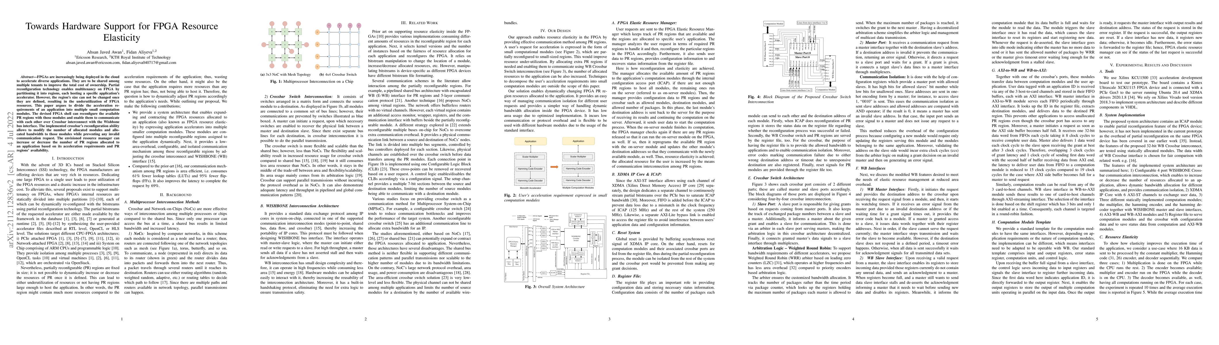 Thumbnail for Towards Hardware Support for FPGA Resource Elasticity