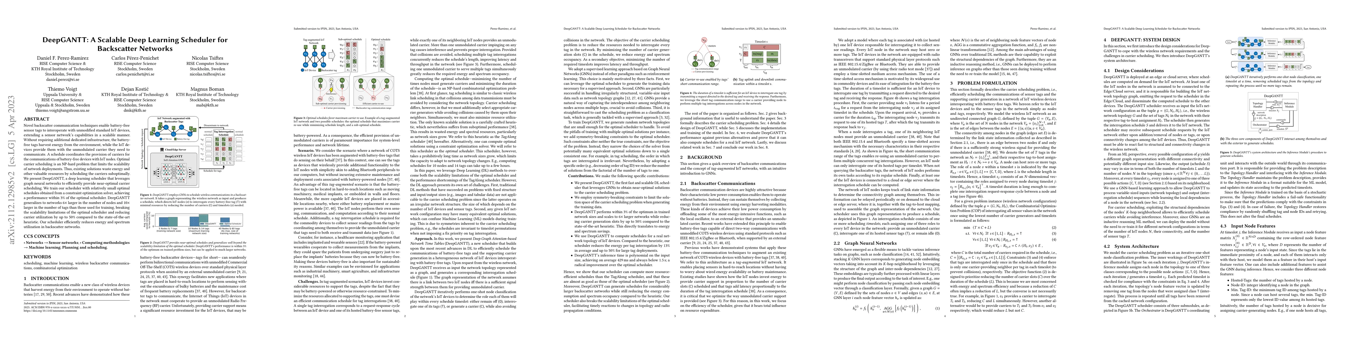 Thumbnail for DeepGANTT: A Scalable Deep Learning Scheduler for Backscatter Networks
