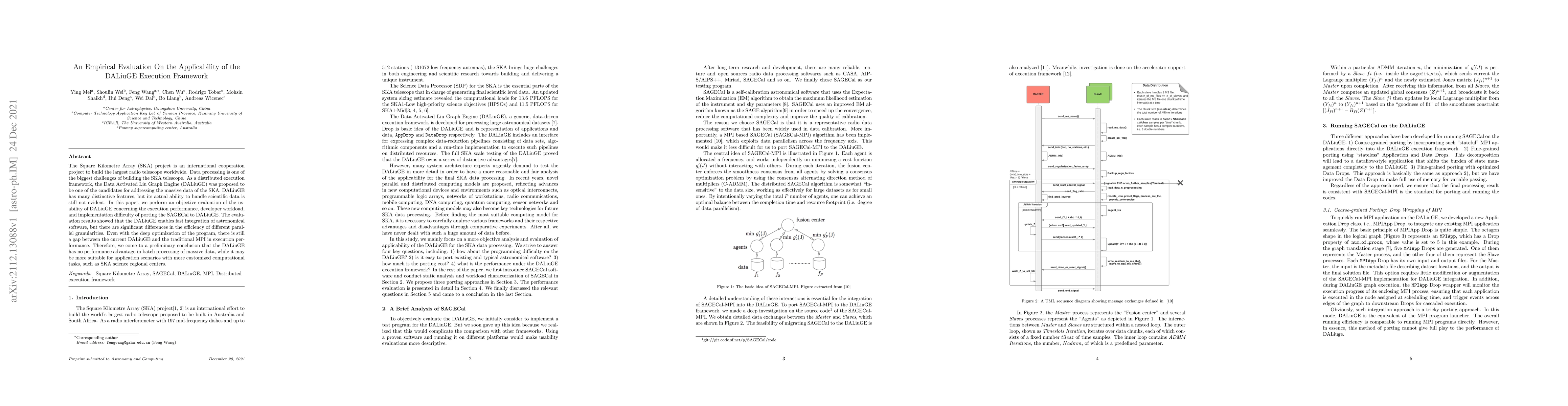 Thumbnail for An Empirical Evaluation On the Applicability of the DALiuGE Execution
  Framework
