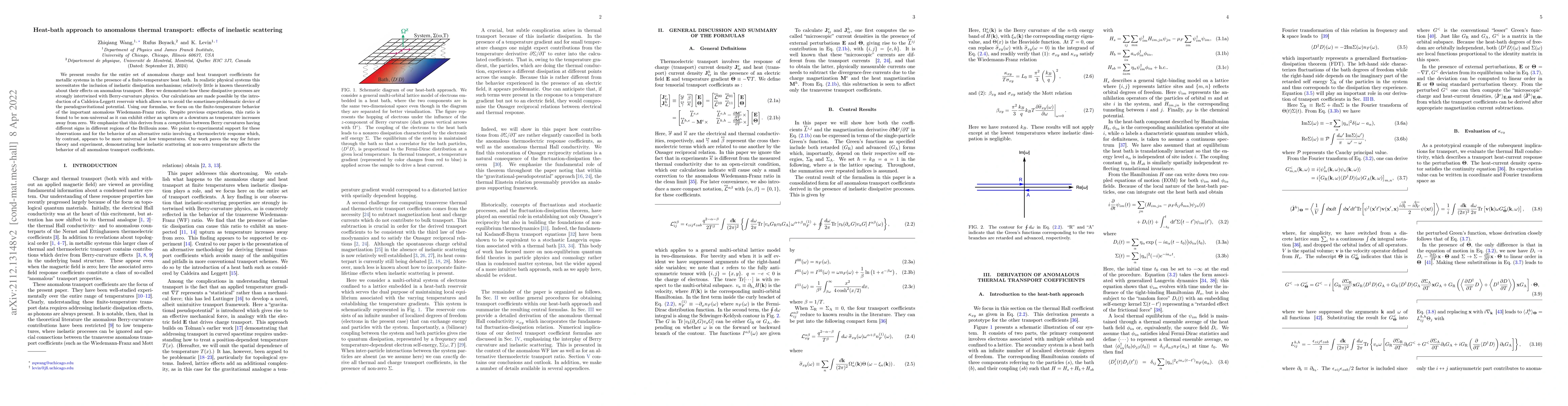 Thumbnail for Heat-bath approach to anomalous thermal transport: effects of inelastic
  scattering